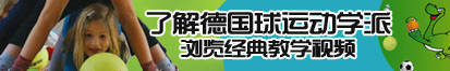 机巴日毛多小B了解德国球运动学派，浏览经典教学视频。